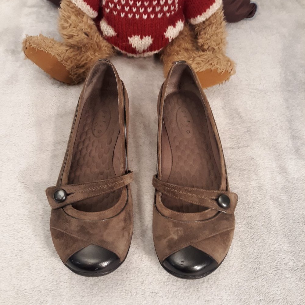 Privo By Clarks 75587 Brown Black Mary Jane Flats